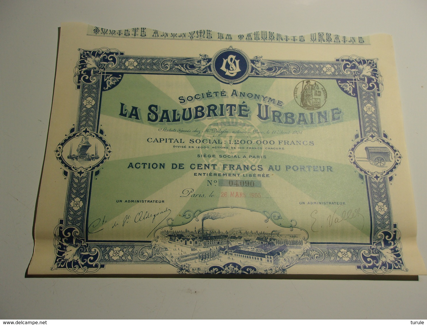 LA SALUBRITE URBAINE (1905) - Autres & Non Classés