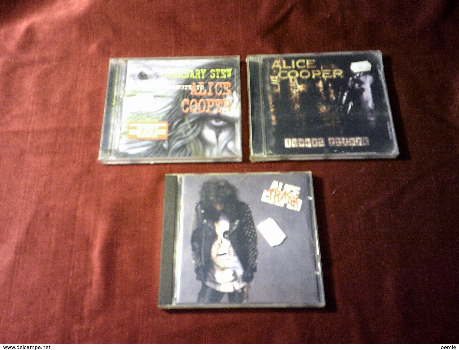 ALICE COOPER  °°  LOT DE 3 ALBUM  CD - Hard Rock En Metal