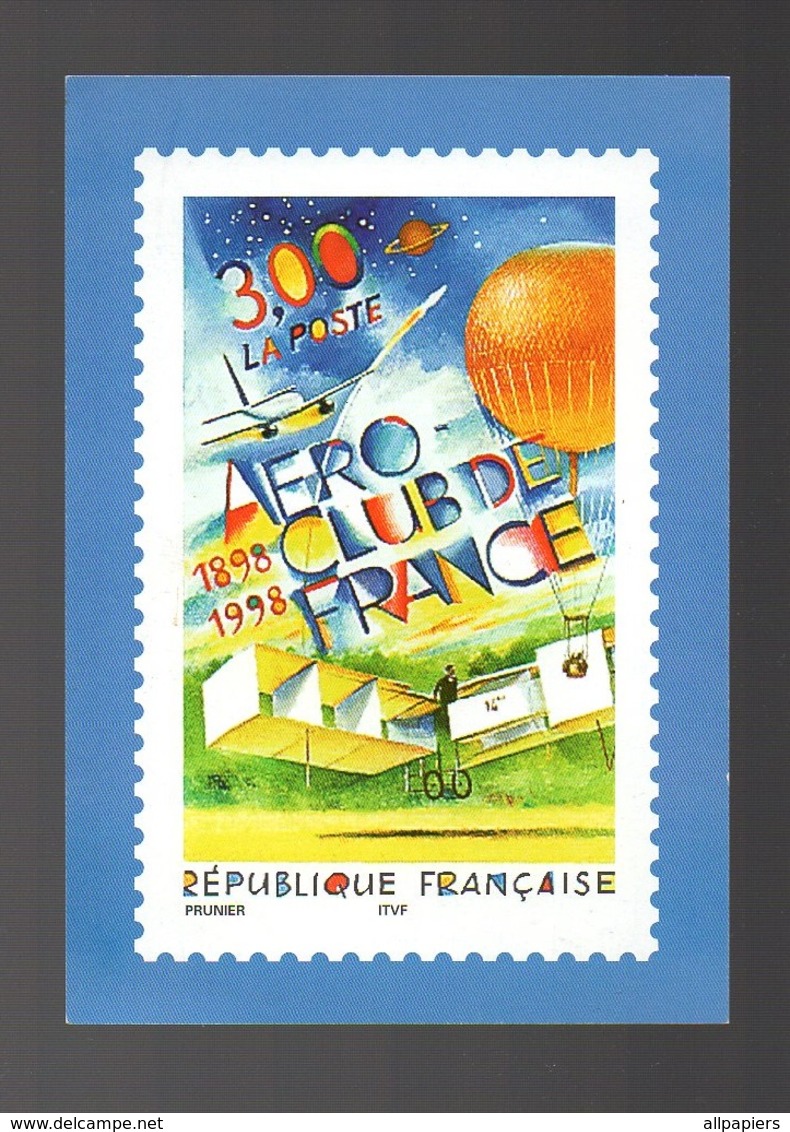 Calendrier Prévisionnel Des émissions Philatéliques De 1998 - Aéro Club De France 1898-1998 - La Poste - Autres & Non Classés