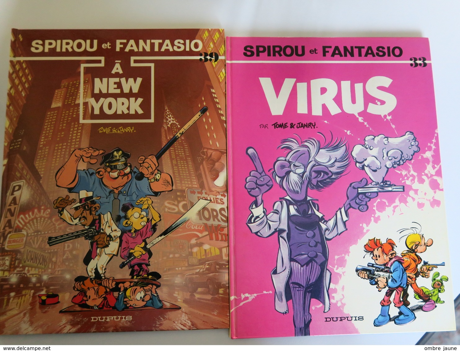 Lot De Deux SPIROU ET FANTASIO - Edition Originale N° 33 Et 39 - VIRUS & S&F à New York - Spirou Et Fantasio