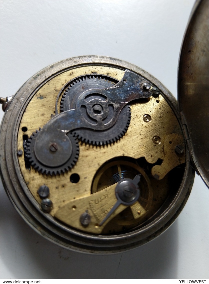 VINTAGE :  GOUSSET CHRONOMÈTRE CHEMIN DE FER - Montres Gousset