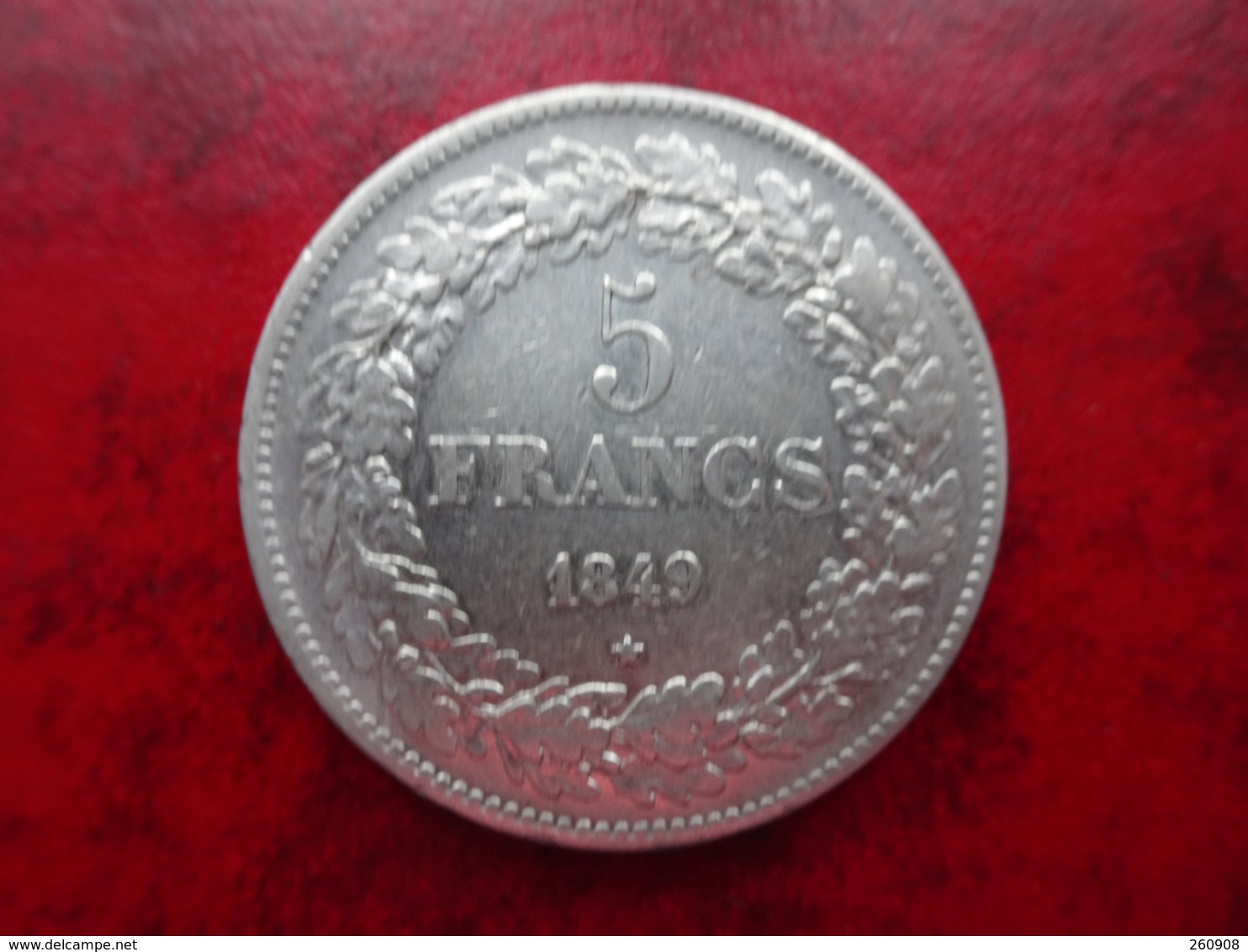 Belgique - 5 Francs 1849  Leopold 1    Tres Belle Pièce - 5 Francs