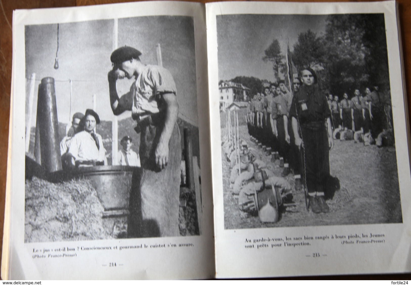 Les Chantiers De La  Jeunesse.Espoir De La France. Jean Delage. Quillet. 1942  CHANTIERS DE JEUNESSE - 1901-1940