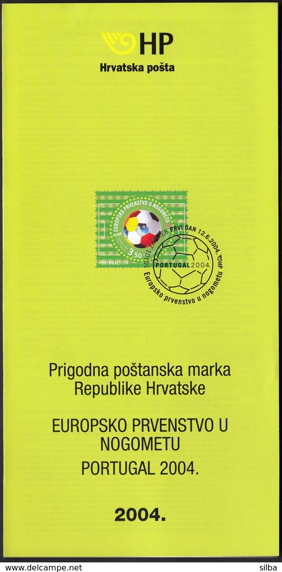 Croatia 2004 / European Football Championship - Portugal / Prospectus, Leaflet, Brochure - Kroatië