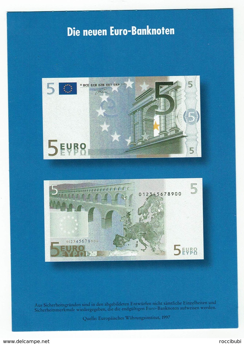 Die Neuen 5 Euro Banknoten - Monnaies (représentations)