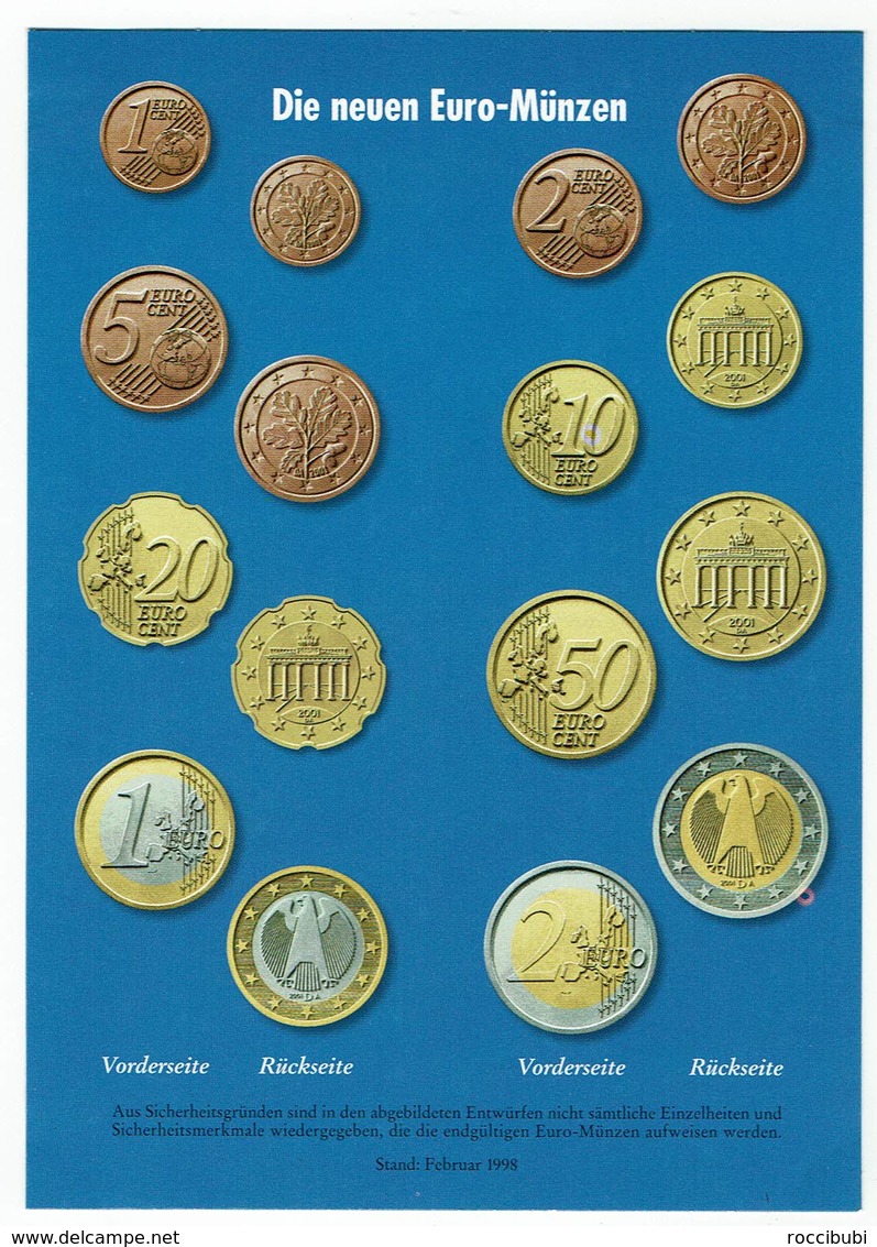 Die Neuen Euro Münzen - Münzen (Abb.)