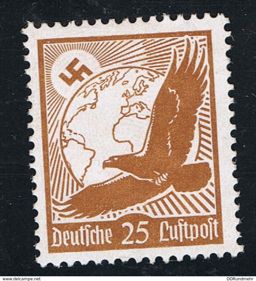 1934 21. Jan. Goldener Adler Mi DR 533x Sn DE C50 Yt DR PA47  Sg DR 530 M. G. Und Falz - Gebraucht