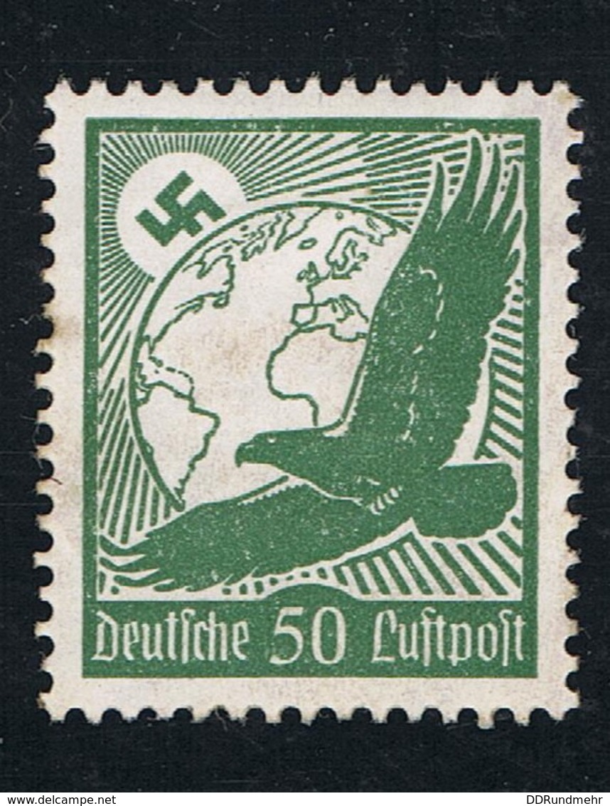 1934 21. Jan. Goldener Adler Mi DR 535x Sn DE C52 Yt DR PA49 Sg DR 532 M. G. Und Falz - Gebraucht