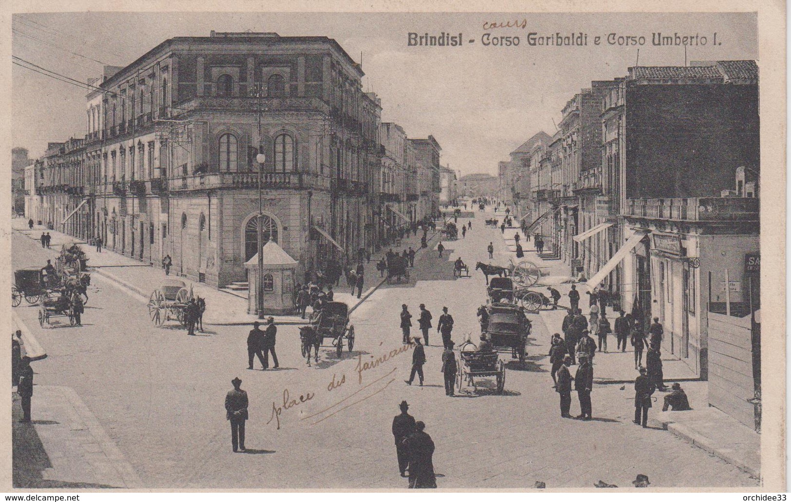 CPA Brindisi - Corso Garibaldi E Corso Umberto I (avec Jolie Animation) - Brindisi