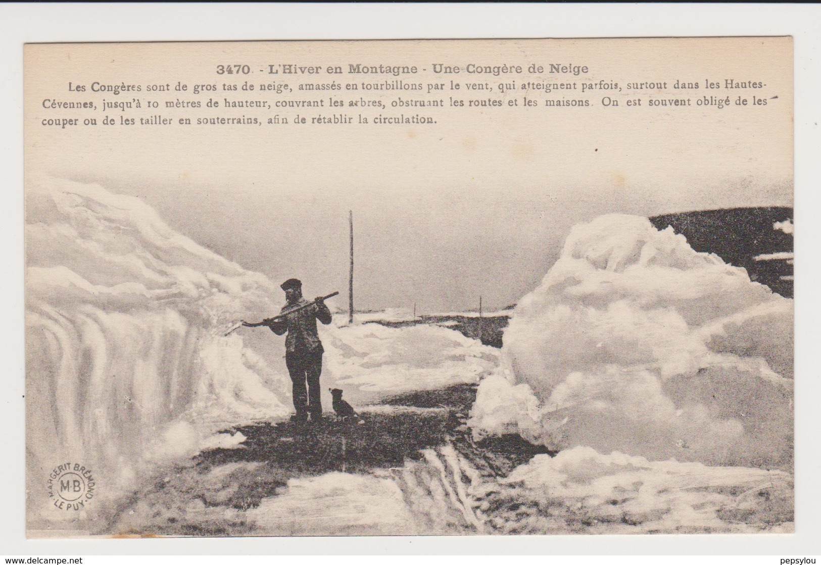 PIERRE SUR HAUTE (Puy De Dôme -Haute Loire) 3 Cartes + 2 Autres Cartes Hiver En Montagne - Other & Unclassified