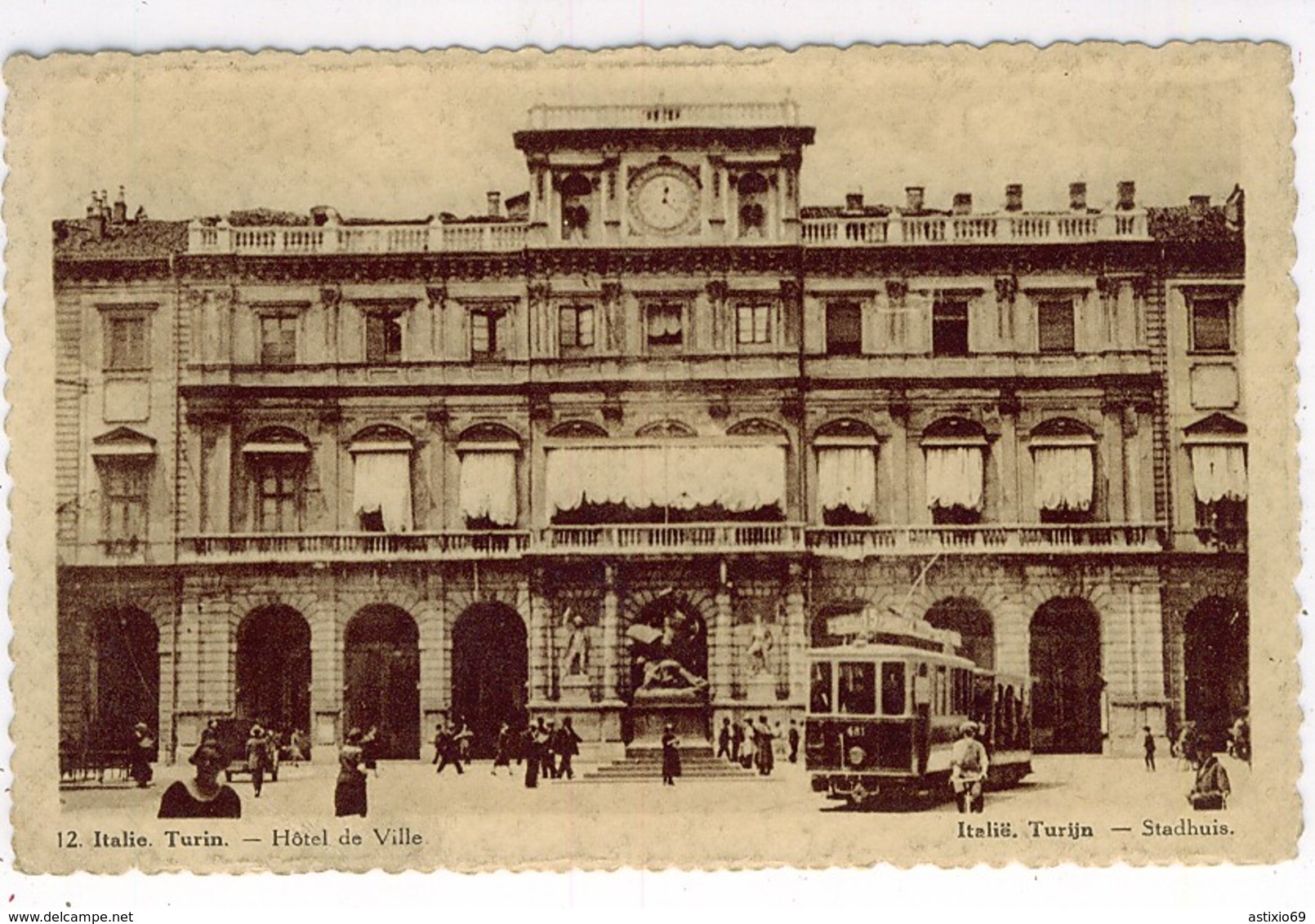 TORINO HOTEL DE VILLE PUBBLICITÀ CIOCCOLATO MARTOUGIN - Bars, Hotels & Restaurants