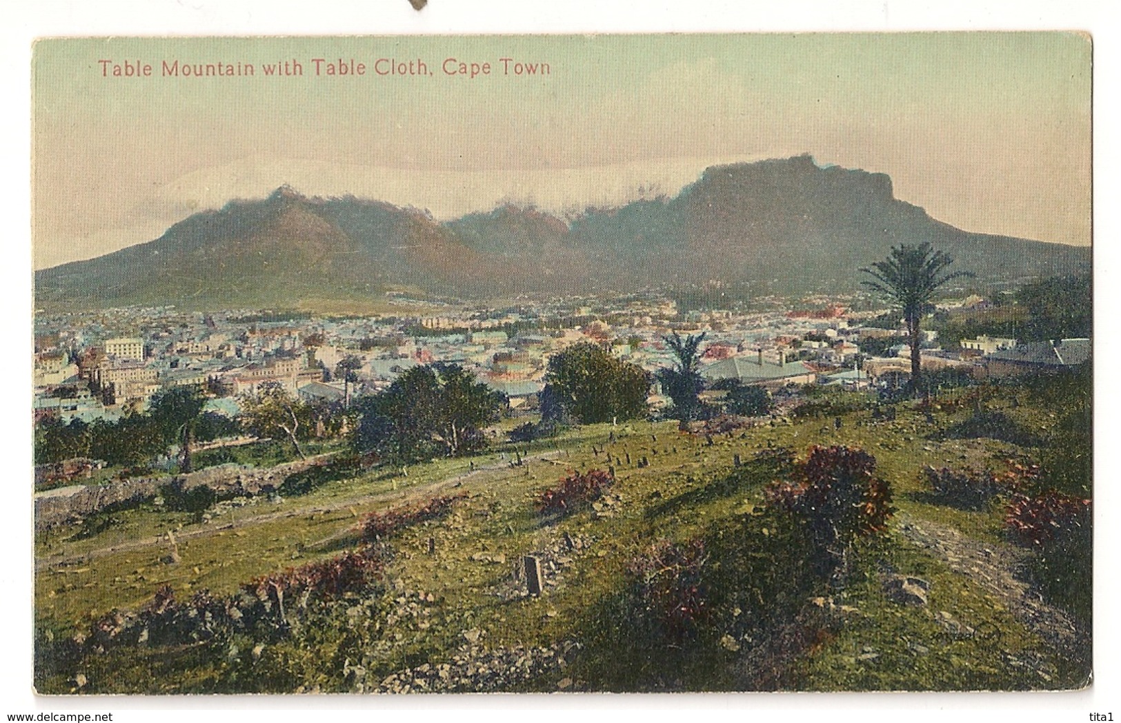 S7547 - Table Mountain With Table Cloth Cape Town - Afrique Du Sud