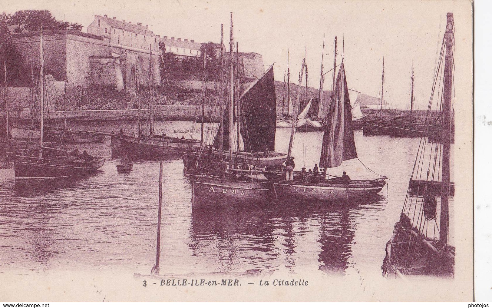 CPA : Belle Ile En Mer  La Citadelle      Arthaud N° 3 - Belle Ile En Mer