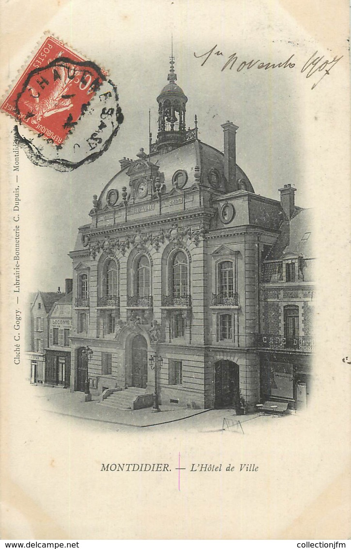 CPA FRANCE 80 "Montdidier, L'Hôtel De Ville". - Montdidier