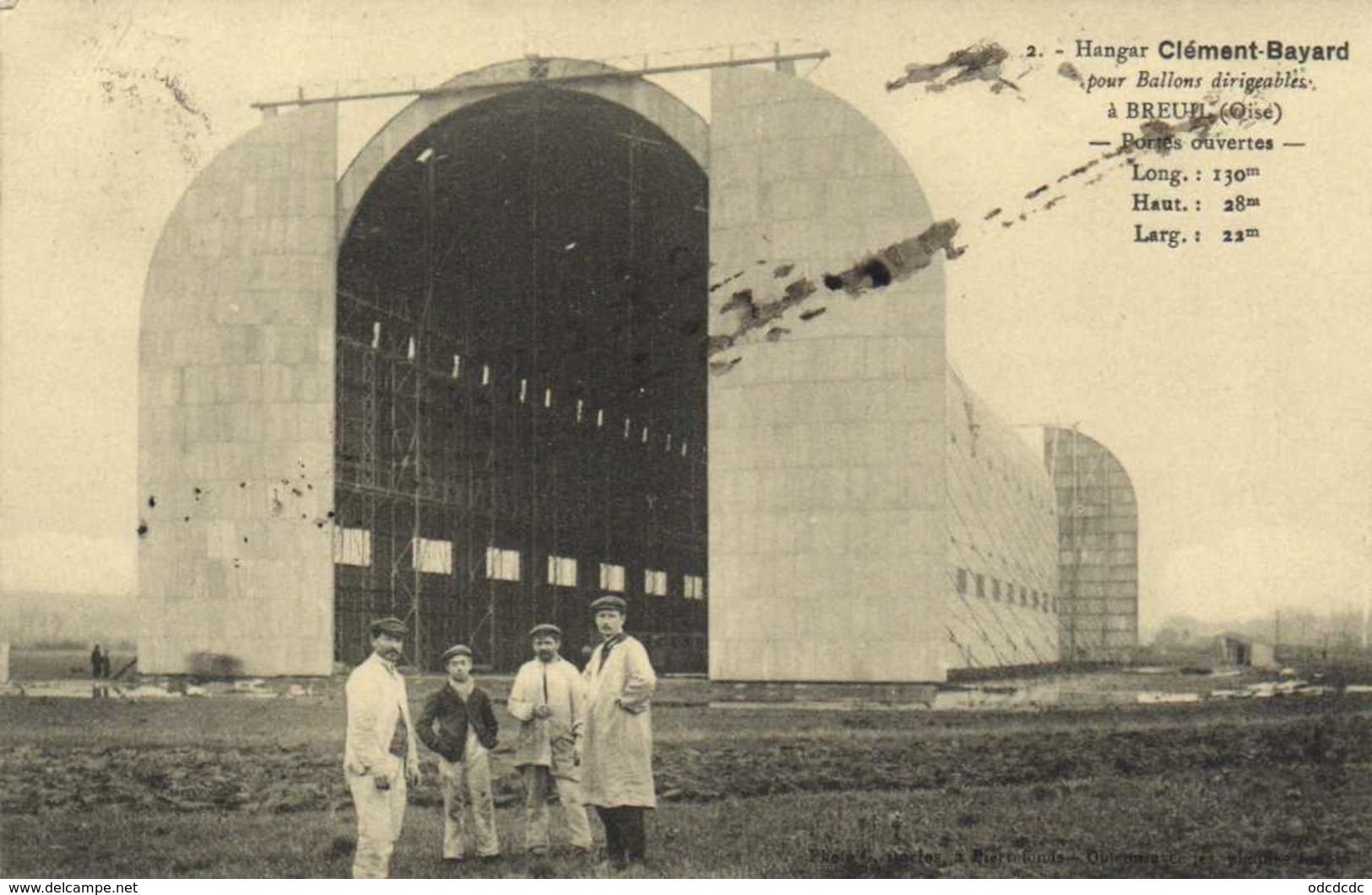 Hangar Cleùent Bayard Pour Ballons Dirigeables à BREUIL ( Oise) RV - Dirigeables