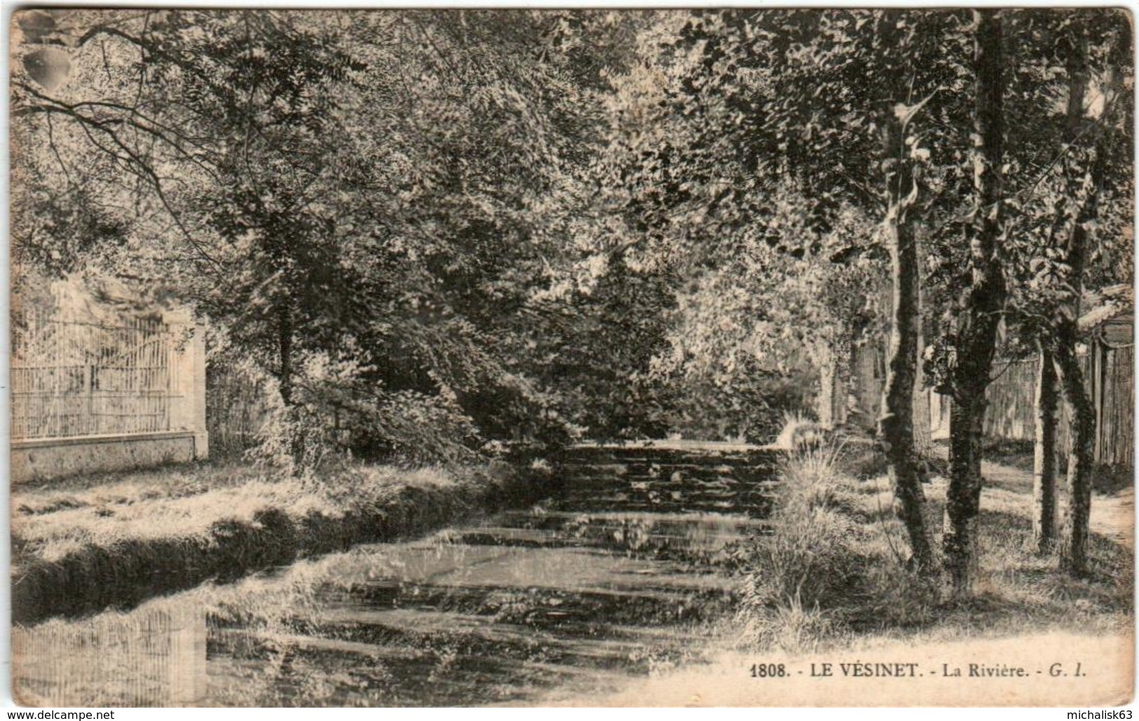 4KSD 844 CPA - LE VESINET - LA RIVIERE - Le Vésinet