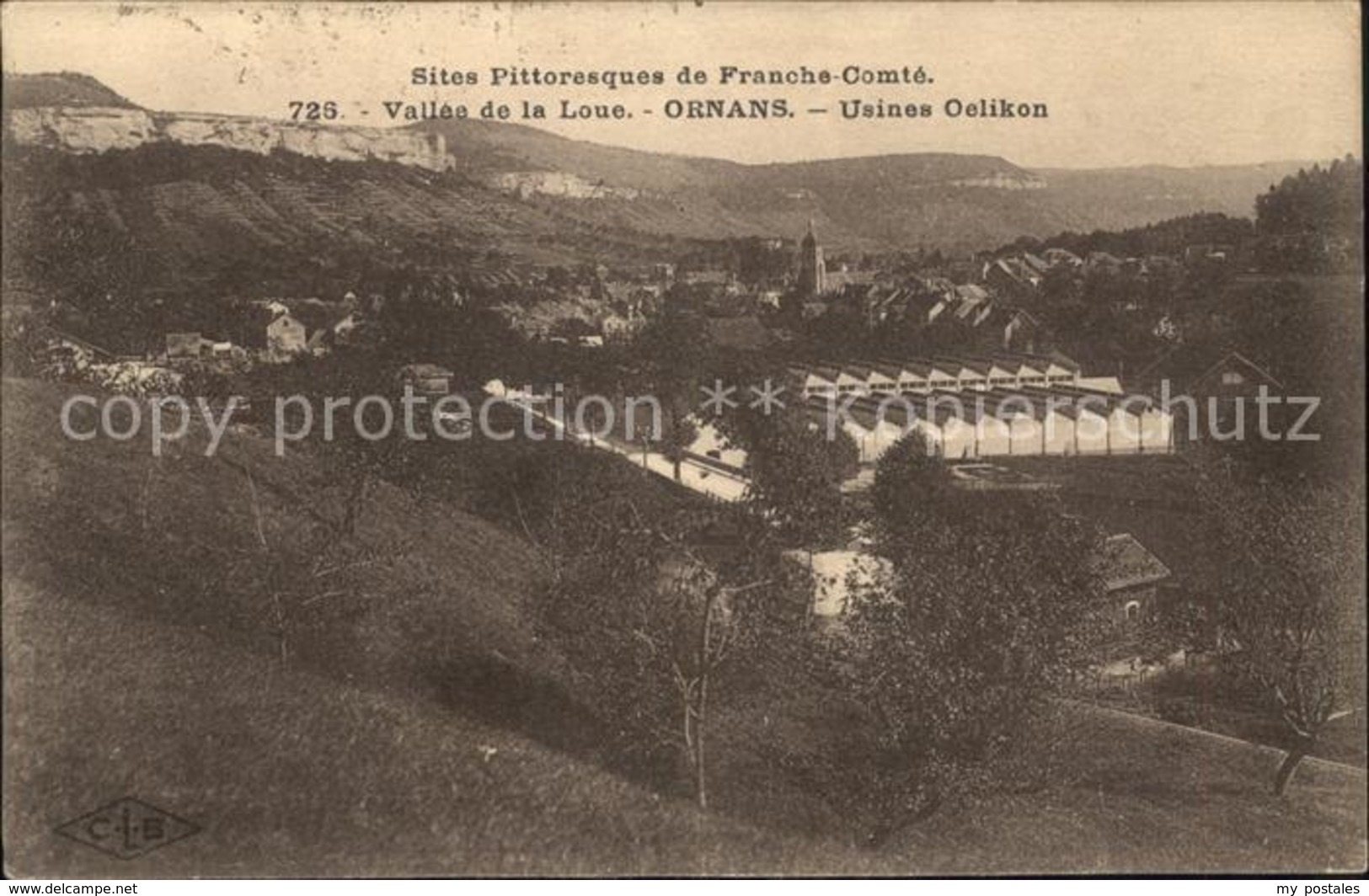 11684008 Ornans Panorama Vallee De La Loue Usines Oelikon Ornans - Autres & Non Classés