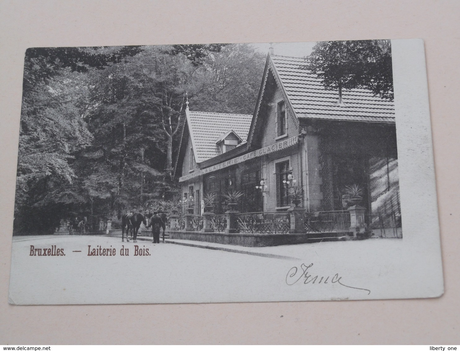 Laiterie Du BOIS - Café - Glacier () Anno 190? ( Zie/voir Foto ) ! - Cafés, Hôtels, Restaurants