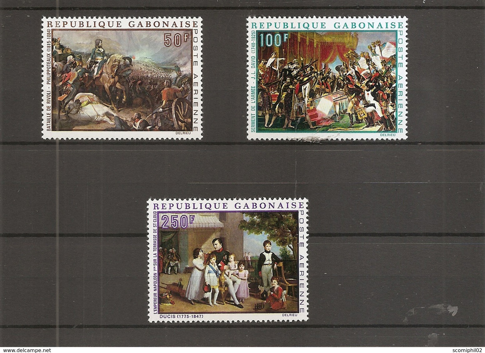 Napoléon ( PA 85/87 XXX -MNh- Du Gabon ) - Napoleon