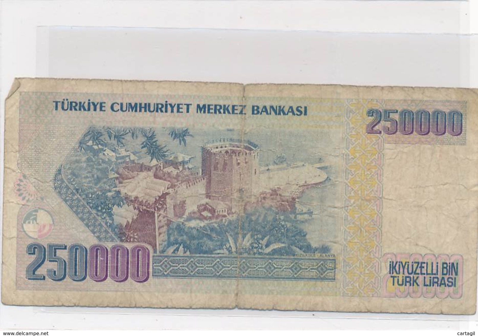 Numismatique -B3553 -Turquie -250000 Lirasi ( Catégorie,  Nature état ... Se Référer Au Double Scan)-Envoi Gratuit - Andere - Europa