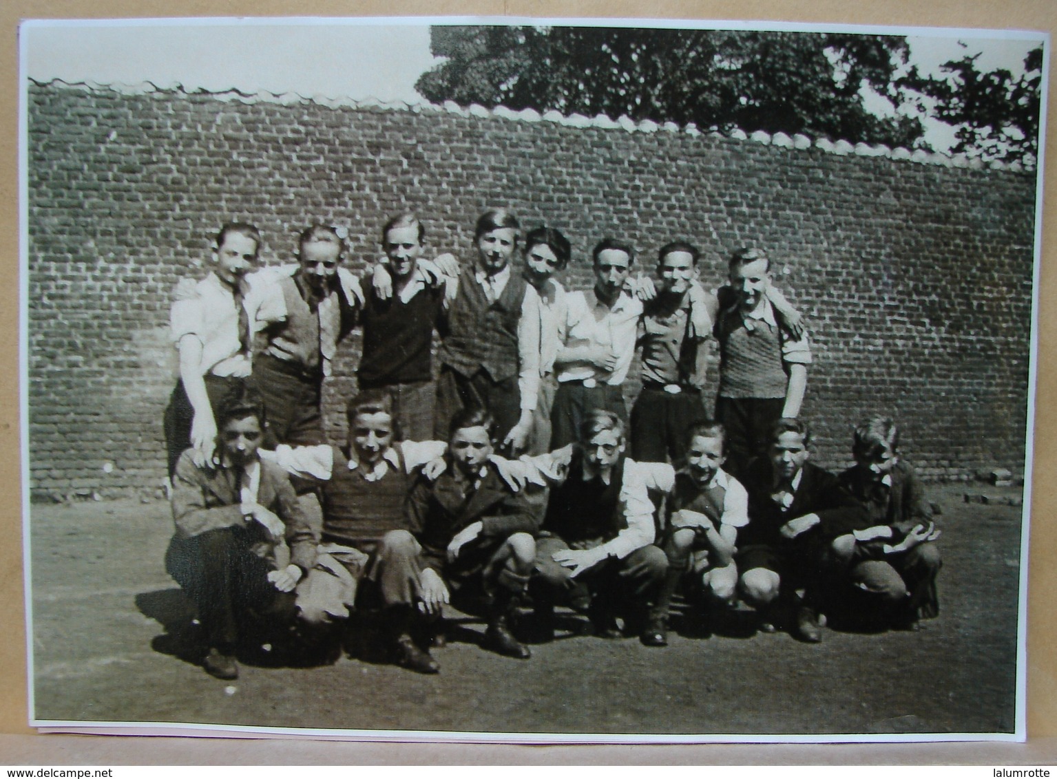 Photo. 18. Photo école Moyenne De Péruwelz. Latine Année 1943. - Personnes