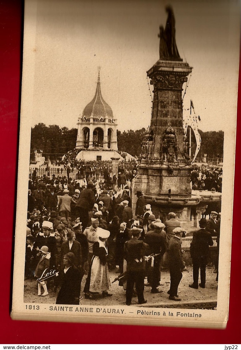 Carnet Complet 10 CP Anciennes 56 Sainte Anne D' Auray - Ed Loïc Laurent Nel - Daté Du 17-08-1936 - Sainte Anne D'Auray