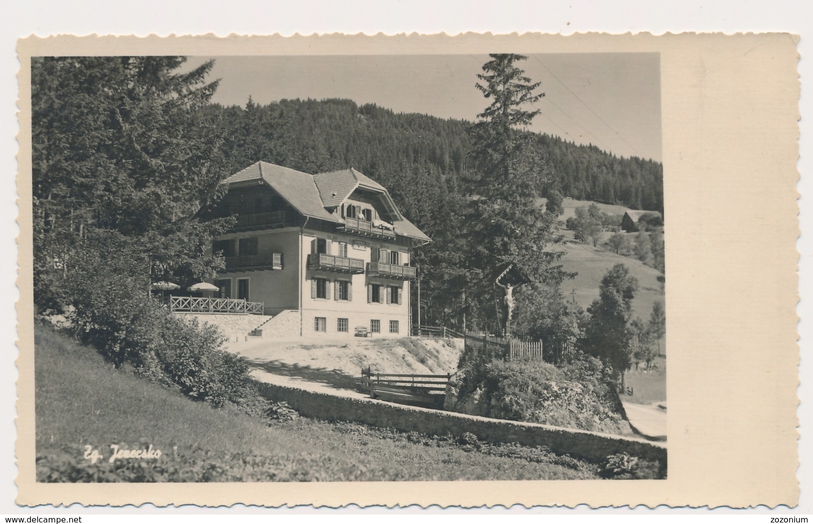 1939 Slovenia JEZERSKO Pension Vila Planinka , Old Postcard - Slovenia