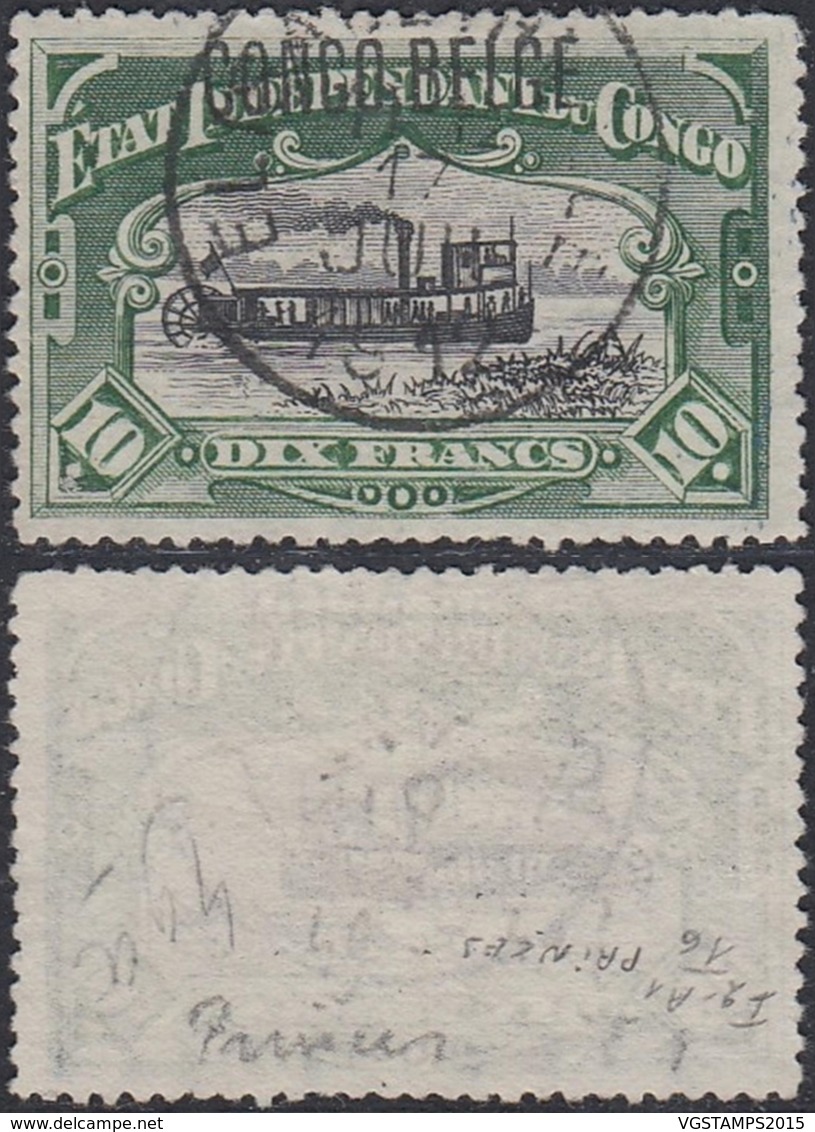 CONGO-BELGE COB 49 PT (PRINCE) POSITION 16 DE LA PLANCHE (DD) DC-2338 - Usados