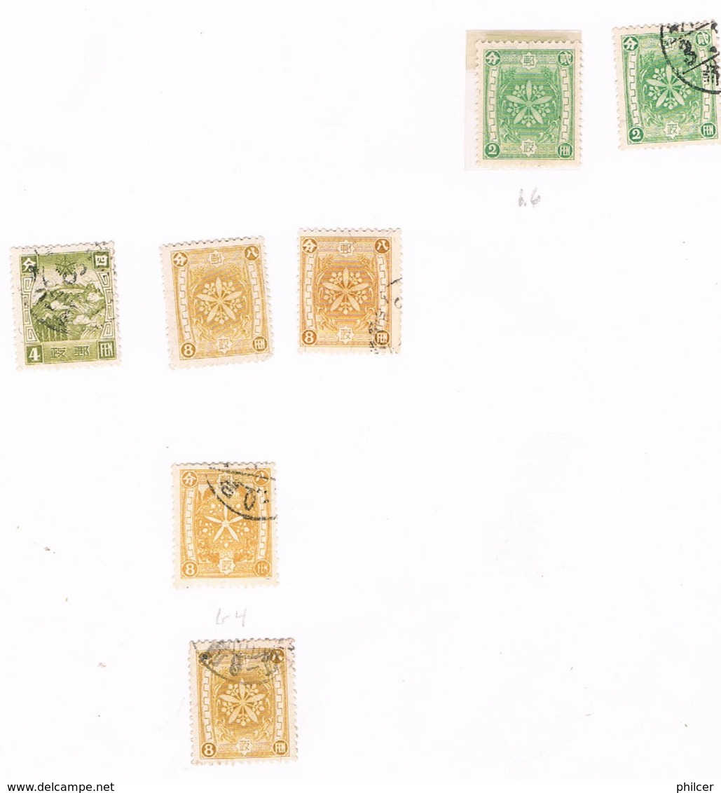 Manchukuo, 1936, Used And MNG - 1932-45 Mandchourie (Mandchoukouo)