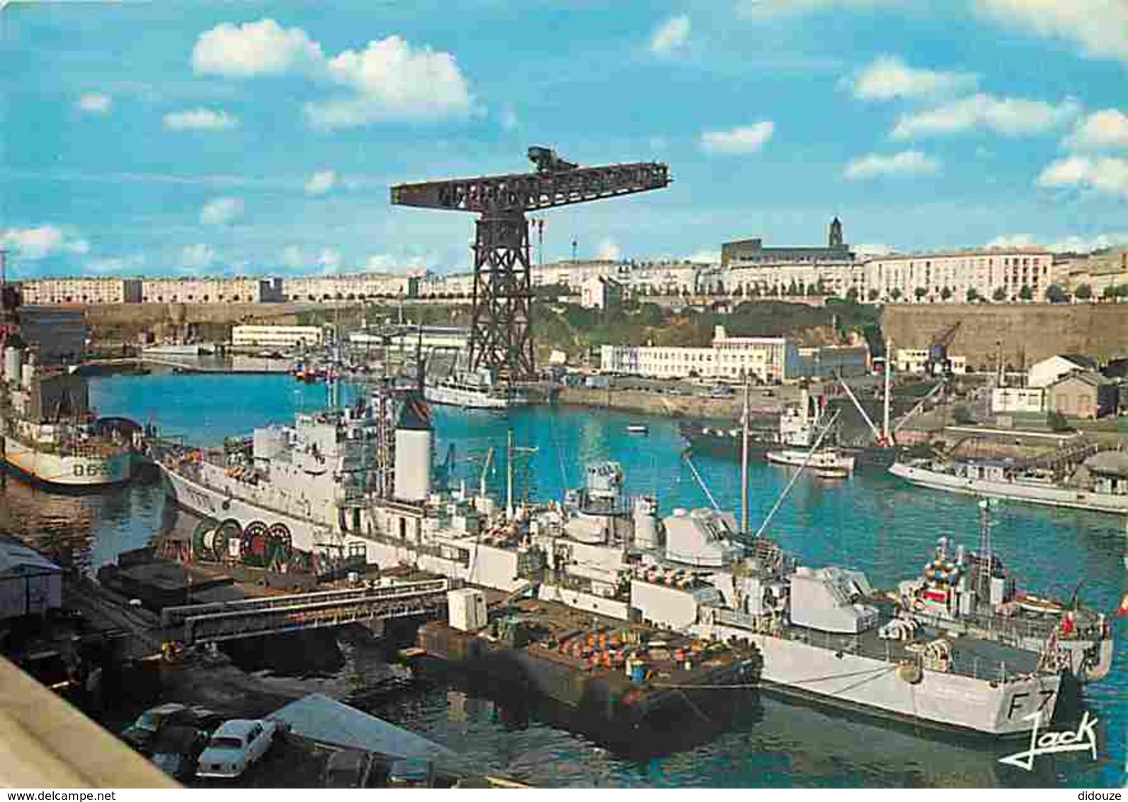 29 - Brest - L'Arsenal - Bateaux De La Marine Nationale - Automobiles - Flamme Postale - Voir Scans Recto Verso - Brest