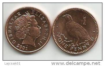 Gibraltar 1 Penny 2001. High Grade - Gibraltar