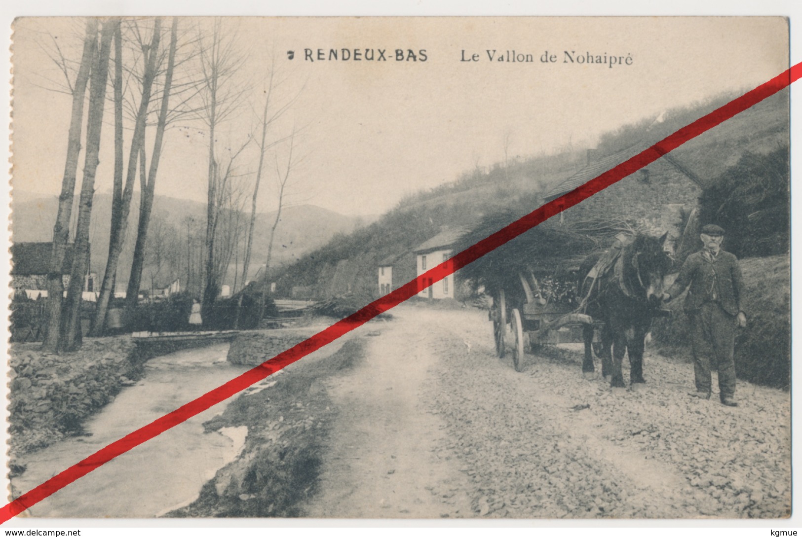 Rendeux - Rendeux-Bas - Le Vallon De Nohaipré - 1914 - Feldpost - Rendeux