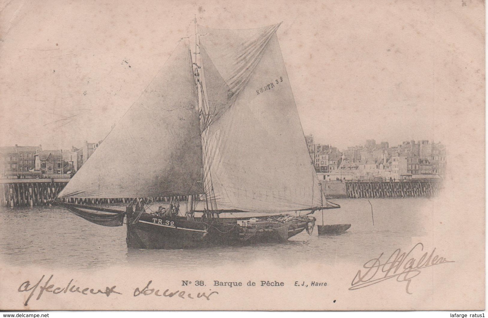 LE HAVRE BARQUE DE PECHE - Port