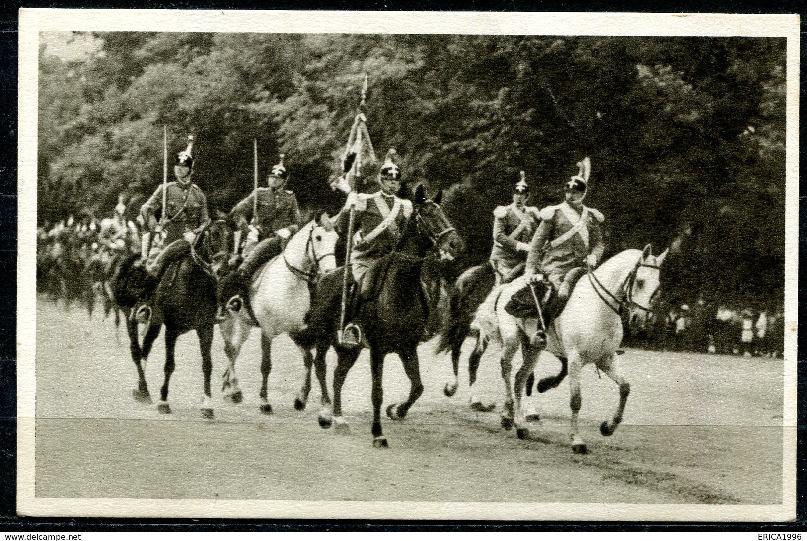CARTOLINA - CV2635 MILITARI REGGIMENTALI Genova Cavalleria, FP, Viaggiata 1933 In Busta, Ottime Condizioni - Regimenten