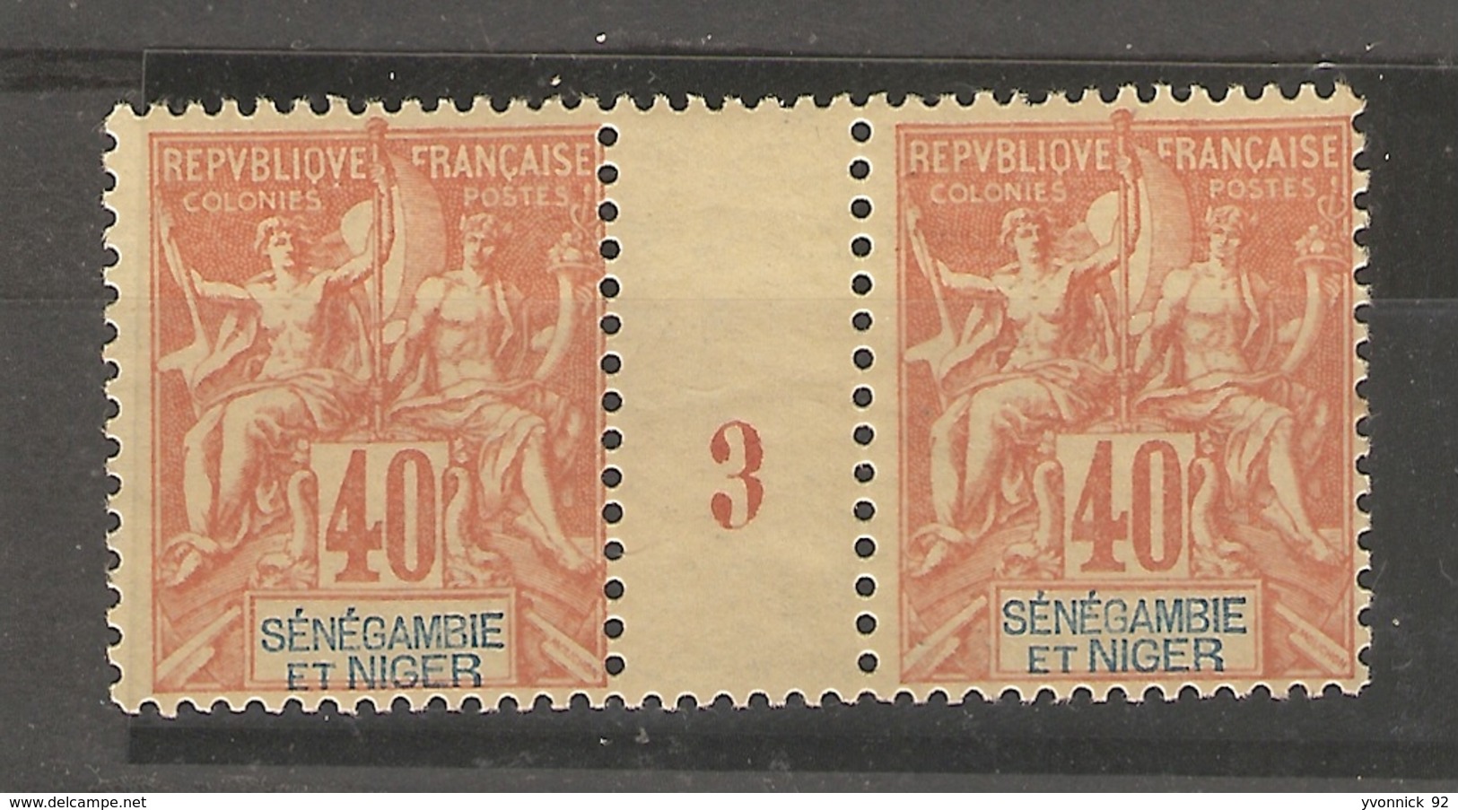 Sénégambie & Niger _  (1903) 40c Millésimes  N°10 Neuf - Unused Stamps