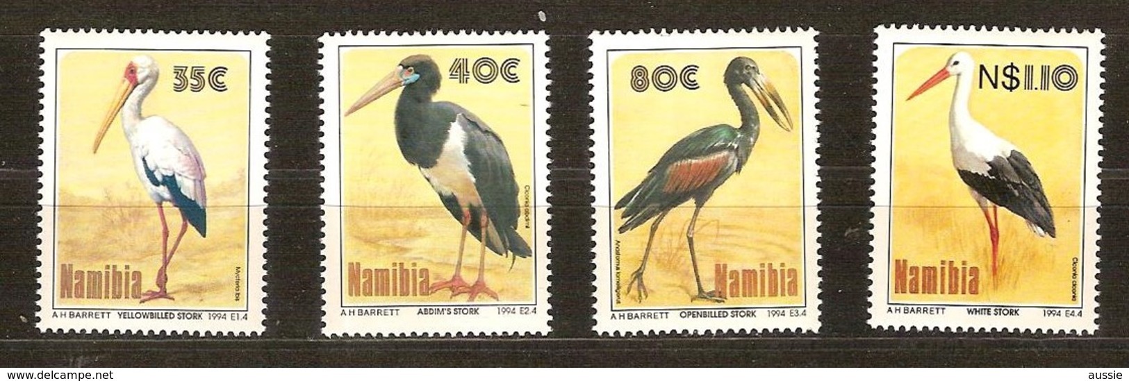Namibia Namibie 1994 Yvertnr 732-735 *** MNH Cote 20 FF Faune Oiseaux Vogels Birds - Namibie (1990- ...)