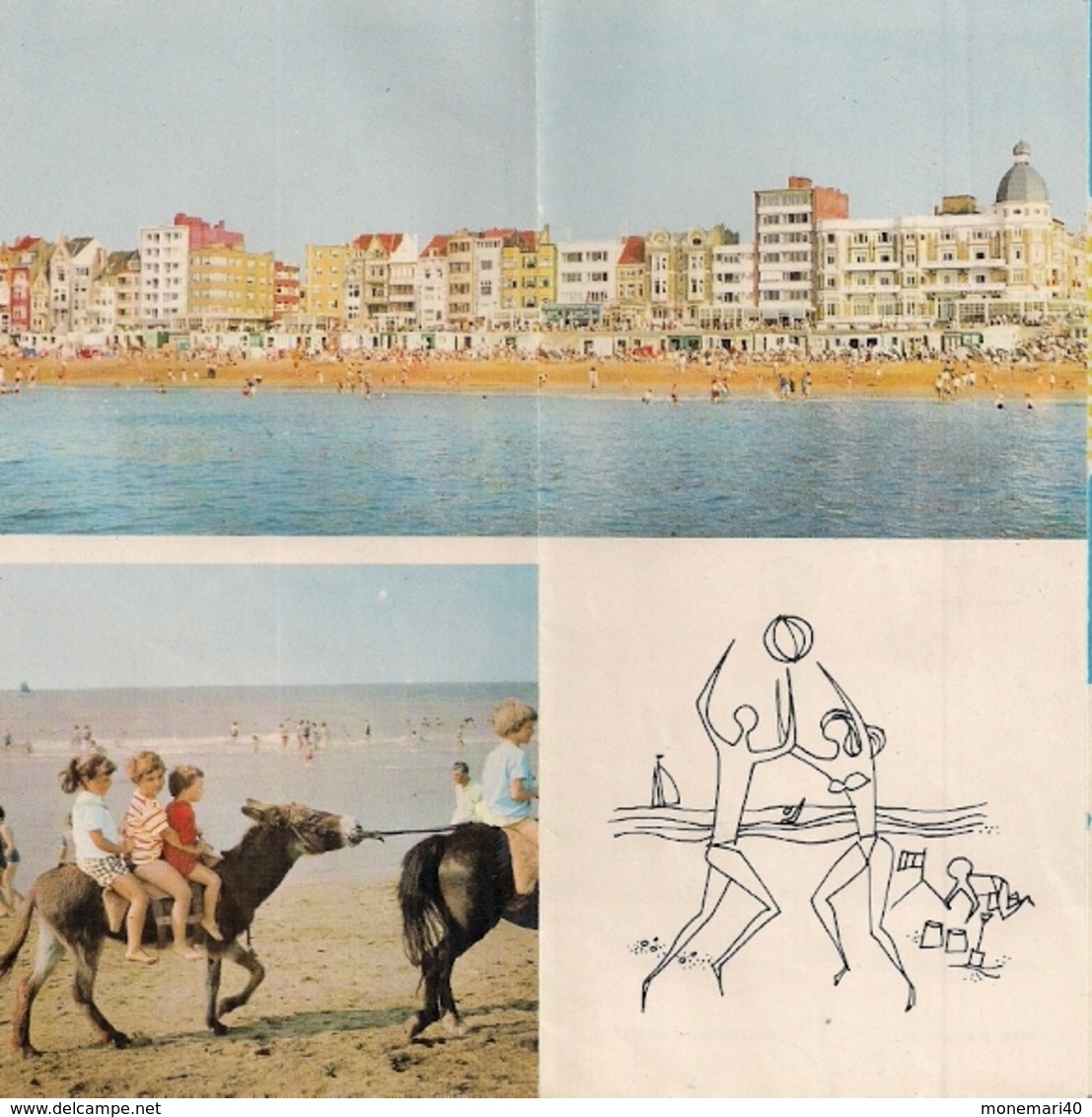 KOKSIJDE (COXYDE) Et ST. IDESBALD (BELGIQUE) - DÉPLIANT TOURISTIQUE - Dépliants Touristiques