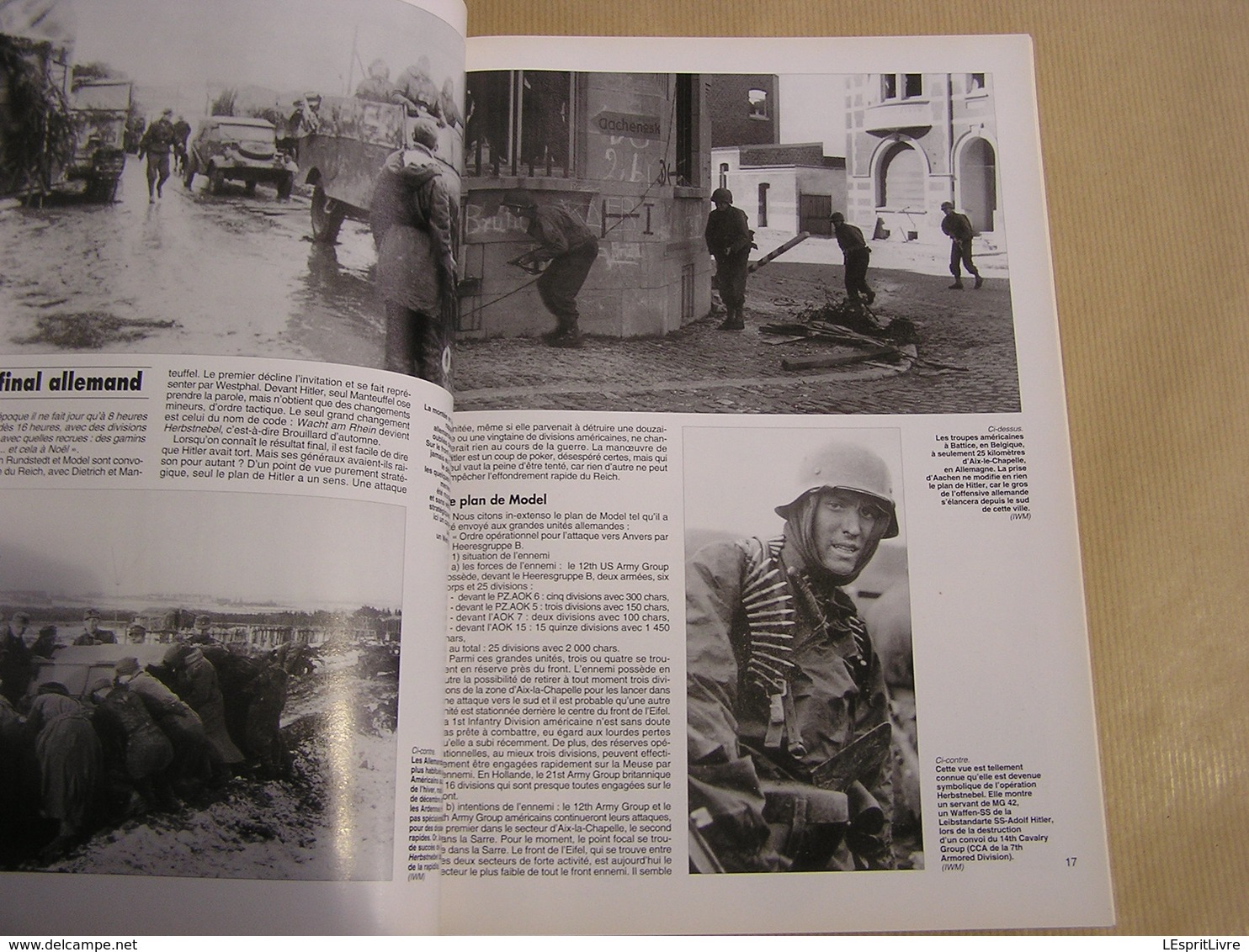 ARMES MILITARIA magazine Hors Série N° 39 Guerre 40 45 La Bataille des Ardennes Belgique Peiper SS Char Blindés Armée US