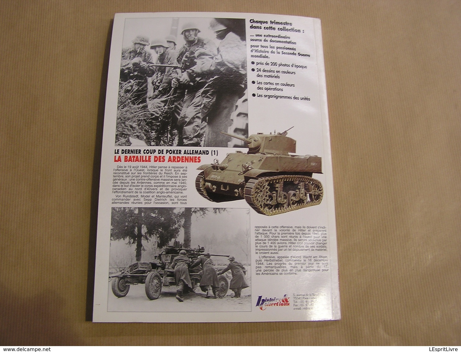 ARMES MILITARIA magazine Hors Série N° 39 Guerre 40 45 La Bataille des Ardennes Belgique Peiper SS Char Blindés Armée US