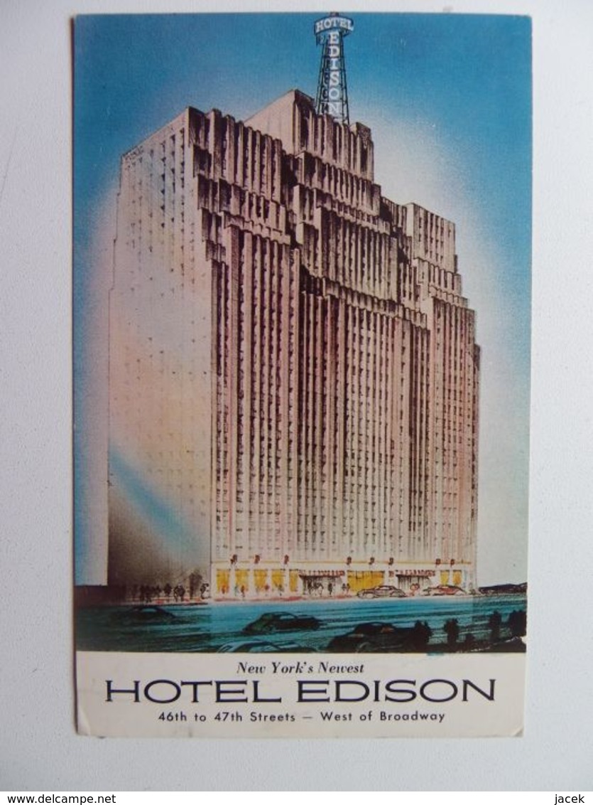 New York  Hotel Edison - Broadway