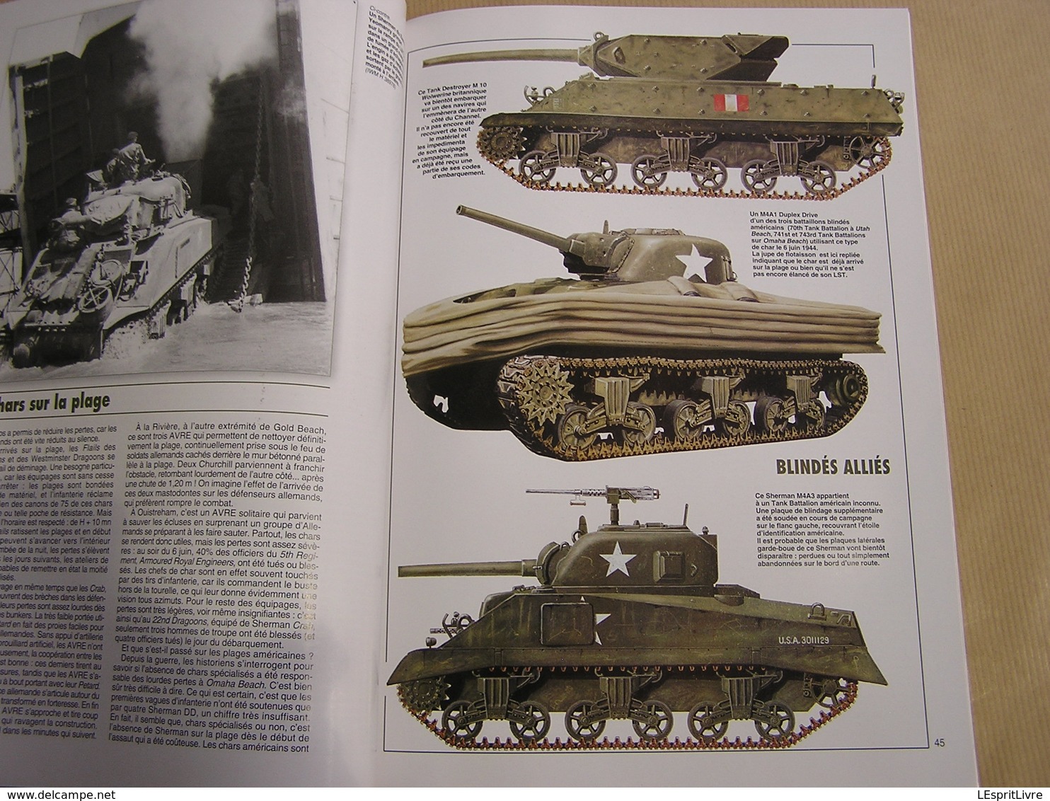 ARMES MILITARIA magazine Hors Série N° 52 Guerre 40 45 Campagne de Normandie (1) Blindés Alliés Char Tank US Britannique