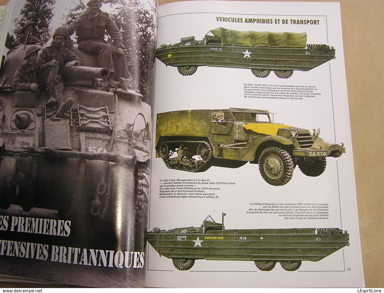 ARMES MILITARIA magazine Hors Série N° 52 Guerre 40 45 Campagne de Normandie (1) Blindés Alliés Char Tank US Britannique