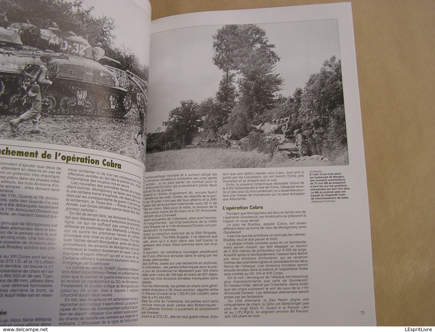 ARMES MILITARIA magazine Hors Série N° 52 Guerre 40 45 Campagne de Normandie (1) Blindés Alliés Char Tank US Britannique