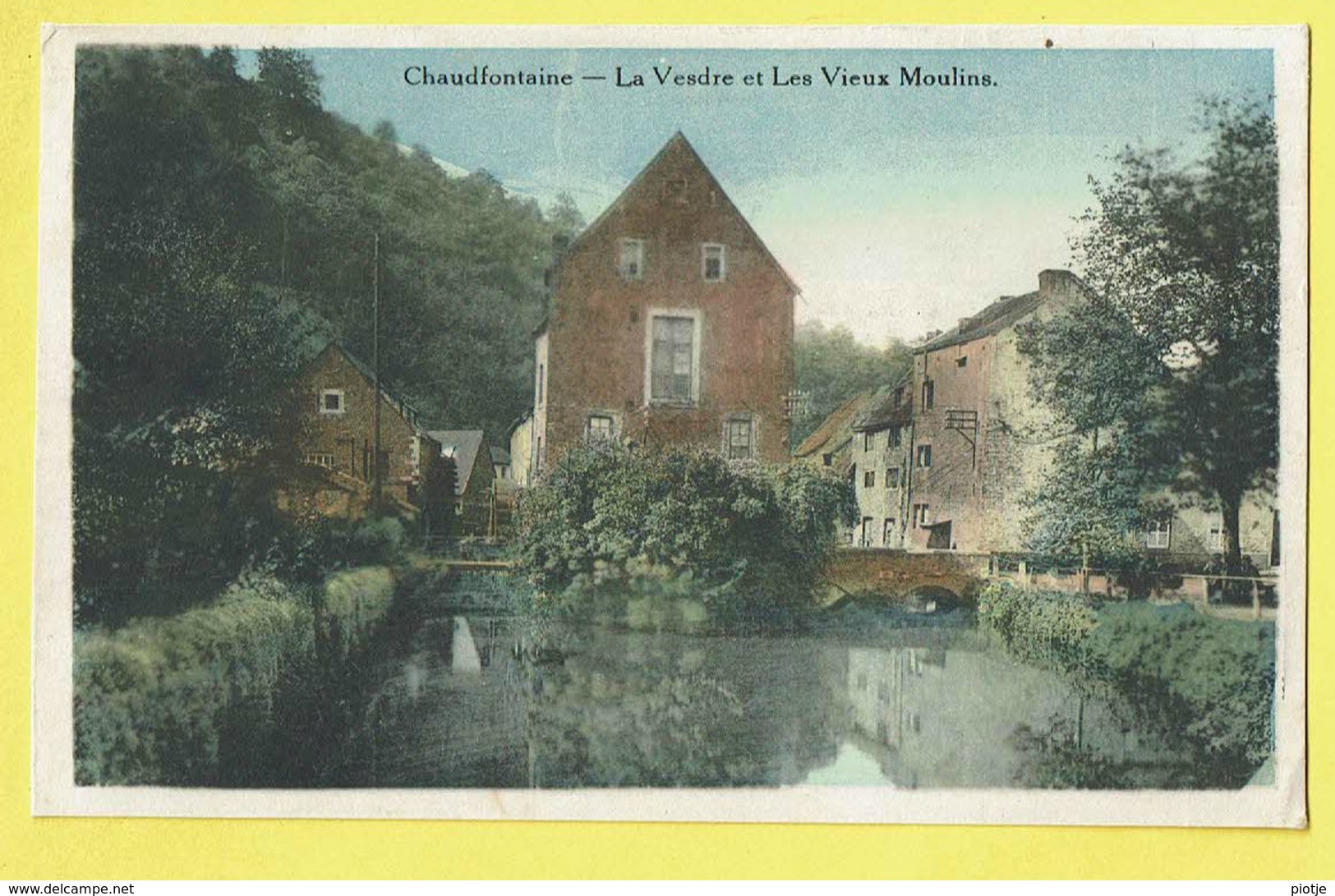 * Chaudfontaine (Liège - La Wallonie) * (Legia) La Vesdre Et Les Vieux Moulins, Molen, Couleur, Canal, Quai, TOP, Unique - Chaudfontaine