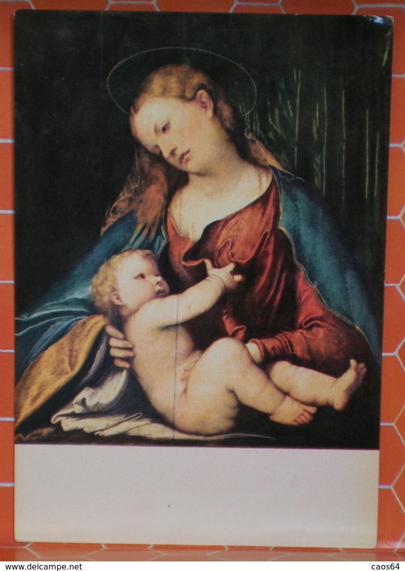 Madonna Col Bambino Di Romanino Galleria Doria Pamphilj Roma Cartolina - Vergine Maria E Madonne