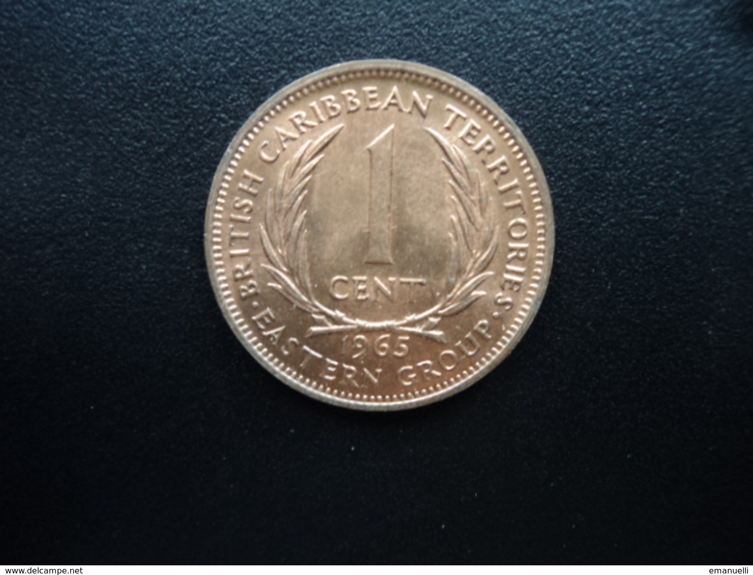 CARAÏBES ORIENTALES : 1 CENT   1965   KM 2       SUP+ - Caribe Británica (Territorios Del)