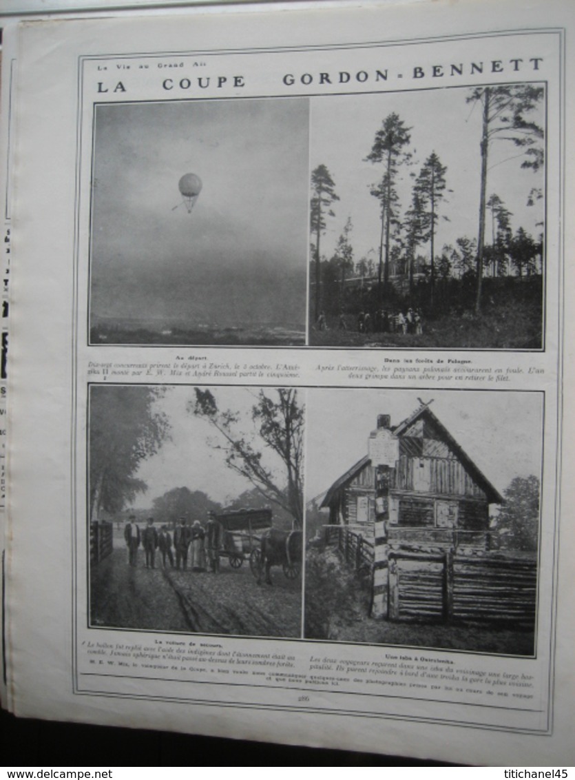1909 LA COUPE GORDON BENNETT /GRAND PRIX A.C.F. (SZISZ-THERY-NAZZARO-LAUTENSCHLAGER)/QUINZAINE DE JUVISY