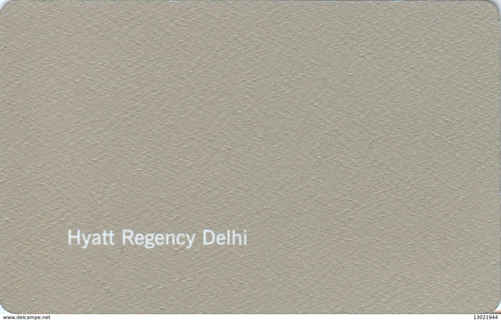 INDIA KEY HOTEL  Hyatt Regency Delhi - Cartes D'hotel