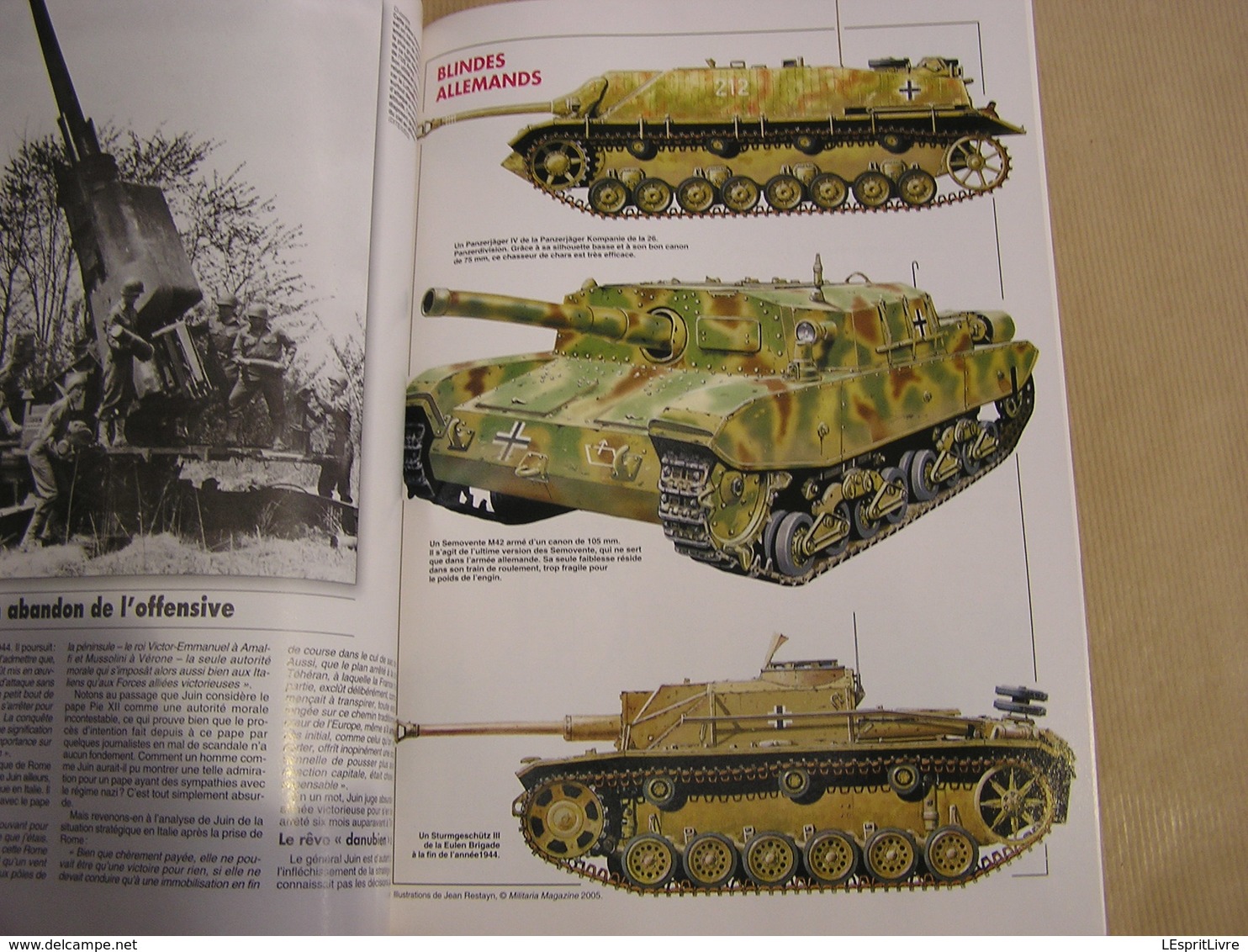 ARMES MILITARIA magazine Hors Série N° 56 Guerre 40 45 Campagne d'Italie (2) Prise de Rome Armée US Britannique Tank