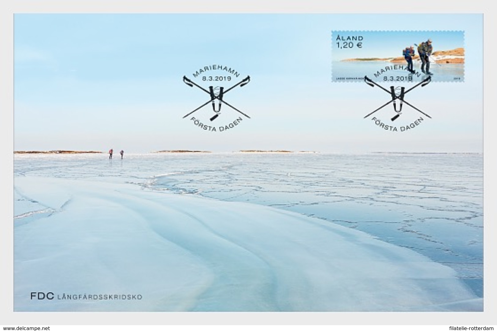 Aland - Postfris / MNH - FDC Schaatsen 2019 - Aland